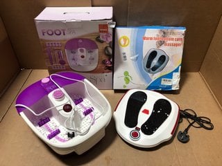 SENSIO HOME FOOT SPA TO ALSO INCLUDE WARM FOOT BOTTOM CURE MASSAGER: LOCATION - AR17