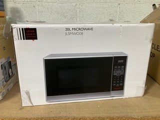 JOHN LEWIS & PARTNERS JLSMWO08 20L MICROWAVE IN SILVER: LOCATION - AR18