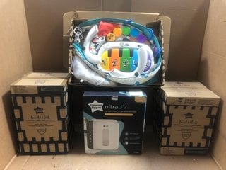 4 X ASSORTED BABY ITEMS TO INCLUDE 2 X TOMMEE TIPPEE TWIST & CLICK ADVANCED NAPPY DISPOSAL SYSTEMS: LOCATION - BR17