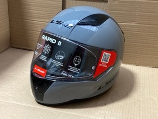 LS2 FF353 RAPID II FULL FACE MOTORCYCLE HELMET IN SOLID NARDO GREY - SIZE 3XL: LOCATION - BR22