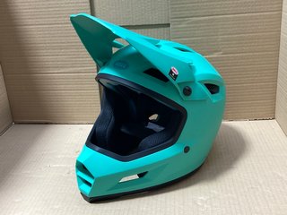 BELL SANCTION 2 BICYCLE HELMET IN MATTE TURQUOISE: LOCATION - BR22