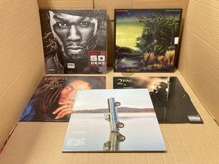 4 X ASSORTED VINYL RECORDS TO INCLUDE BEST OF 50 CENT: LOCATION - BR22