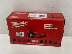 MILWAUKEE M12 2A BATTERY & CHARGER M12NRG-201