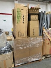 PALLET OF ASSORTED ITEMS TO INCLUDE CLIMAFLEX PIPE INSULATION SEMI-SLIT PIPE INSULATION 54MM X 13MM 3003440