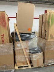 PALLET OF ASSORTED ITEMS TO INCLUDE ARMACELL ARMAFLEX 09012 COIL BLK O ½ OD X ⅜ WT 15M AF-CO-09X012/E-15