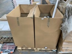 PALLET OF ASSORTED ITEMS TO INCLUDE CROYDEX MODULE 4 PROFILE 400 ANGLED RAIL GP81700