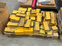 PALLET OF ASSORTED DEWALT ITEMS TO INCLUDE THROUGH BOLTS - MODEL NO. DFM110870