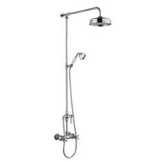 NUIE SHOWER KITS TRADITIONAL THERMOSTATIC SHOWER VALVE & KIT - CHROME / WHITE - RRP £847