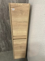 LIGHT OAK EFFECT WALL HUNG UNIT