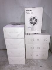 8 X MIADY DESK FAN 5000MAH OUTDOOR AND CAMPING .