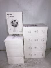 8 X MIADY DESK FAN 5000MAH OUTDOOR AND CAMPING .