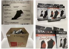 . 20 X ASSORTED STAMINA COMPRESSION SOCKS (PACK OF 2 PAIRS)