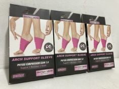 30 X PHYSIX GEAR SPORT ARCH SUPPORT COMPRESSION SLEEVE .