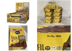 9 X FULFIL VITAMIN AND PROTEIN BARS (15 X 55 G BARS), CHOCOLATE HAZELNUT WHIP FLAVOUR, 20 G HIGH PROTEIN, 9 VITAMINS, LOW SUGAR.