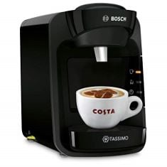 1 X TASSIMO BY BOSCH SUNY 'SPECIAL EDITION' TAS3102GB COFFEE MACHINE,1300 WATT, 0.8 LITRE - BLACK.