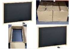 2 BOXES OF 11 X BI-OFFICE BASIC CHALKBOARD BLACK 60 X 40 CM PINE FRAME