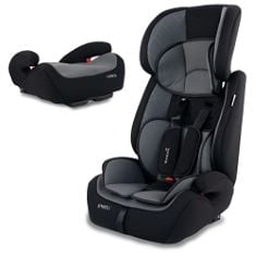 1 X MOBICLINIC® KIDS, CAR SEAT, GROUP 1/2/3, ISOFIX, 9-36KG, LIONFIX, 5-POINT HARNESS, REMOVABLE BACKREST, WASHABLE COVER, EUROPEAN BRAND, CONVERTIBLE IN BOOSTER CUSHION, ADJUSTABLE HEADREST.