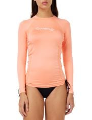 5X ASSORTED BRANDED CLOTHING TO INCLUDE O'NEILL WETSUITS WOMEN'S WOMEN'S BASIC SKINS LONG SLEEVE GUARD RASH VEST, LIGHT GRAPEFRUIT, S UK.