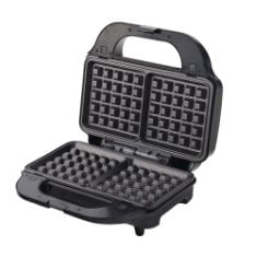 QTY OF ITEMS TO INCLUDE 6X ASSORTED KITCHEN ITEMS TO INCLUDE WONDERCHEF 63152644 PRATO SANDWICH, WAFFLE MAKER, TOASTER, GRILL, PLASTIC, 830 W, BLACK, SWAN SWKA1070N DOUBLE CEREAL DISPENSER, TAP MECHA