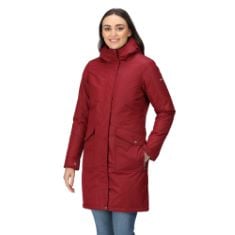 QTY OF ITEMS TO INCLUDE 2X ASSORTED JACKETS TO INCLUDE REGATTA WOMEN'S ROMINE JACKETS WATERPROOF INSULATED, CABERNET, 14 UK, TRESPASS WOMEN'S TP50 CLEA TRESPASS, BLACK, XXL UK.