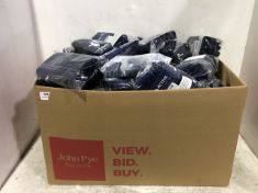 APPROX 50 X LA ACTIVE BABY KNEE HIGH GRIP SOCKS - 5 PARIS COLOUR NAVY BLUE SIZE 12-36 MONTHS .