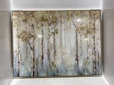 MISTY WOODS FOILED BOX CANVAS