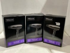 3 X TRESEMME FAST DRY 2000W HAIR DRYER BLACK - MODEL NO. 9142TU