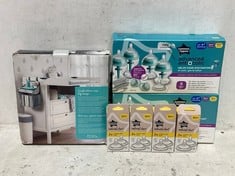 7 X ASSORTED BABY ITEMS TO INCLUDE TOMMEE TIPPEE ADVANCED ANIT-COLIC 9 PIECE NEWBORN STARTER SET