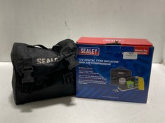 SEALEY 12V DIGITAL TYRE INFLATOR/MINI AIR COMPRESSOR MAC04D - £113 TO INCLUDE SEALEY 12V HEAVY-DUTY TYRE INFLATOR/MINI AIR COMPRESSOR MAC04