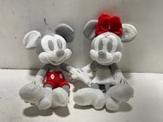 DISNEY 100 MICKEY AND MINNIE PLUSH