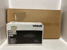 NJ 2 BURNER PORTABLE INDOOR GAS STOVE NGB-S2 TO INCLUDE VOGUE OVAL CASSEROLE DISH BLACK