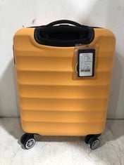 GINZA TRAVEL YELLOW 4 WHEEL SUITCASE