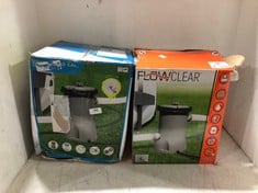 BESTWAY FLOWCLEAR FILTER PUMP 58383 TO INCLUDE BESTWAY FLOWCLEAR FILTER PUMP 58386