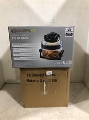 RUSSELL HOBBS SATISFRY 4L DIGITAL AIR FRYER TO INCLUDE DAEWOO HEALTHY HALOGEN 17L AIR FRYER