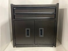 SEALEY 6 DRAWER TOP DRAWER TOPCHEST & ROLLCAB COMBINATION WITH BALL BEARING SLIDES IN BLACK