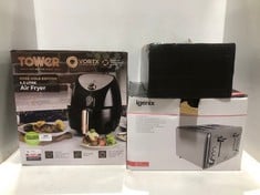 3 X ASSORTED KITCHEN APPLIANCES TO INCLUDE TOWER VORTX ROSE GOLD EDITION 4.3L AIR FRYER