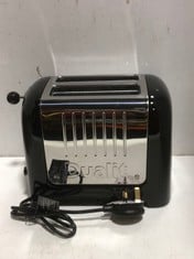 DUALIT 2 SLICE LITE TOASTER BLACK DLT2PA