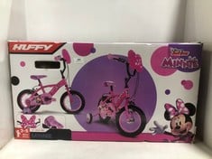 HUFFY DISNEY MINNIE MOUSE KIDS 12" BIKE PINK WITH STABILISERS 22230W - RRP £144