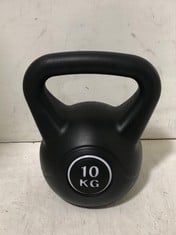 3 X ASSORTED ITEMS TO INCLUDE YAHEETECH 10KG KETTLE BELL BLACK 592336