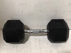 RUBBER COVERED DUMBBELL SET 2 PACK