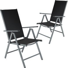 TECTAKE MARILENA GARDEN CHAIRS SET OF 2 401633 - RRP £134