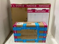 3 X ASSORTED TECTAKE ITEMS TO INCLUDE INVISIBLE MOUNTING HOUSE SHAPED FLOATING SHELF 50 X 15.5 X 60 CM - 405063