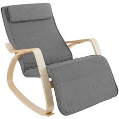 TECTAKE ROCKING CHAIR ONDA BEIGE - 403529 - RRP £134