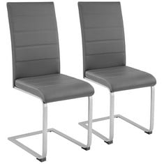 TECTAKE DINING CHAIR SET OF 2 BETTINA BLACK - 402549 - RRP £134