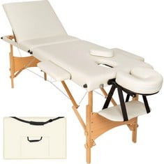 TECTAKE 3-ZONE BED MASSAGE TABLE DANIEL BLACK - 401465 - RRP £169