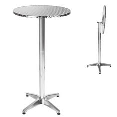 TECTAKE ALUMINIUM BAR TABLE VIKTOR - 401491