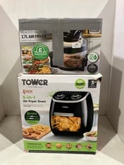 DEAEWOO HEALTHY HALOGEN 17L AIR FRYER TO INCLUDE TOWER VORTX XPRESS 5-IN-1 AIR FRYER OVEN