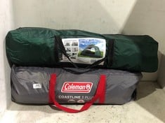 COLEMAN COASTLINE 3 PLUS 3 PERSON TENT TO INCLUDE AUTOMATIC FAST OPEN TENT