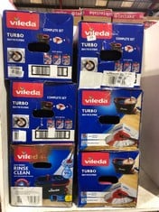 6 X ASSORTED ITEMS TO INCLUDE VILEDA TURBO 2-IN-1 MICROFIBRE MOP & BUCKET SET