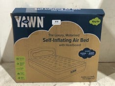 YAWN AIR LUXURY MOTORISED SELF-INFLATING AIR BED WITH HEADBOARD